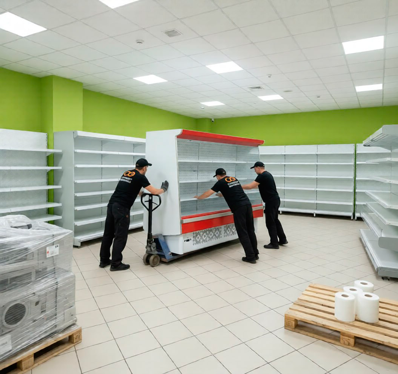 Переезд магазина в Красноярске